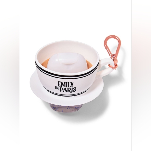 Bath & Body Works Other - Bath & Body Works White Tea Cup with Pink Clip